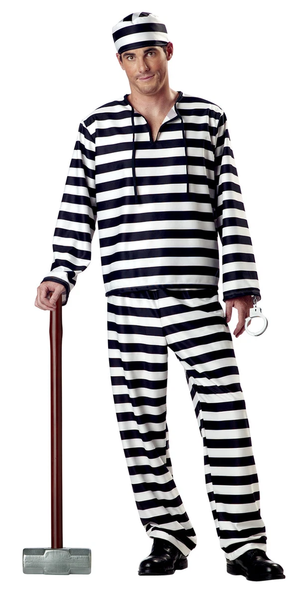 Mens Prisoner Costume - Prison Jumpsuit Costumes