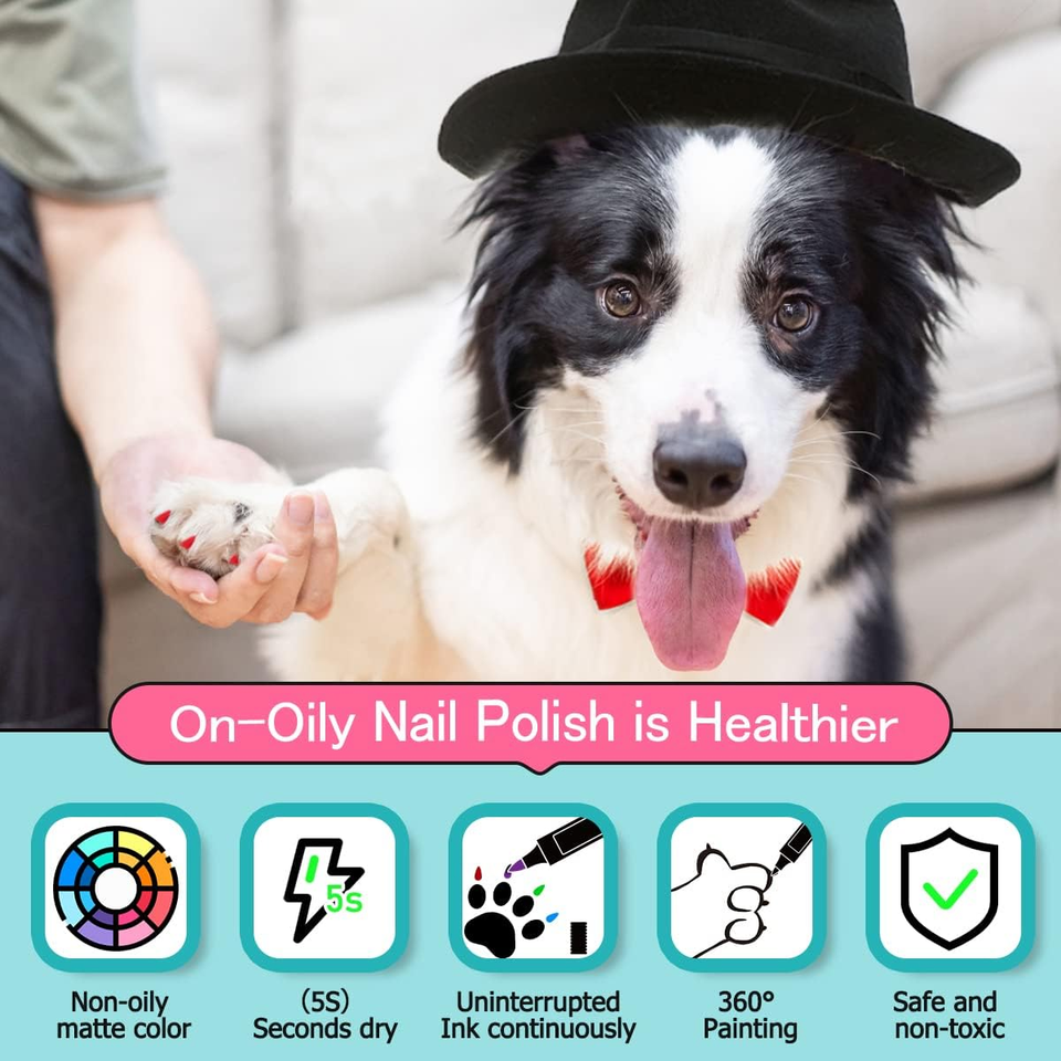 Dog Nail Polish Pen Dog Nail Polish Pens Quick Dry, Dog Safe Nail Polish 12 Ma eBay