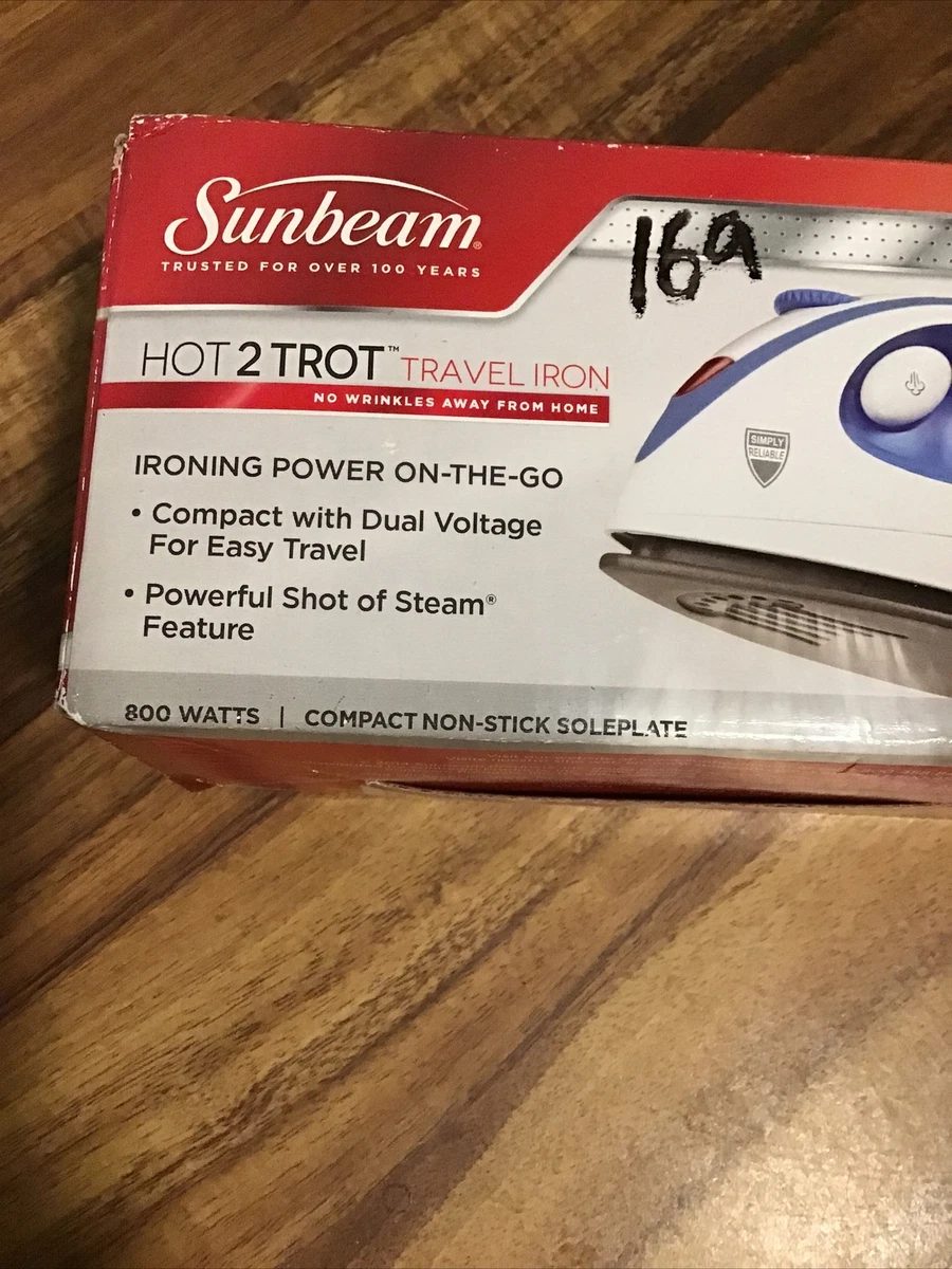 Sunbeam hot 2 2024 trot travel iron