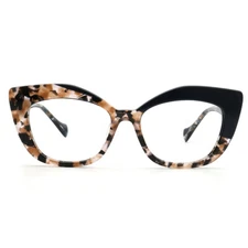  Cat Eye Retro Fashion Eyeglasses Women Red Tortoise Glasses Frames Female