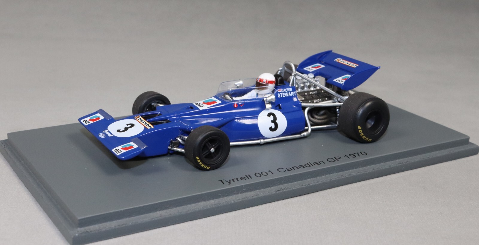 Spark Tyrrell 001 Canadian Grand Prix 1970 Jackie Stewart S7230 1/43 NEW