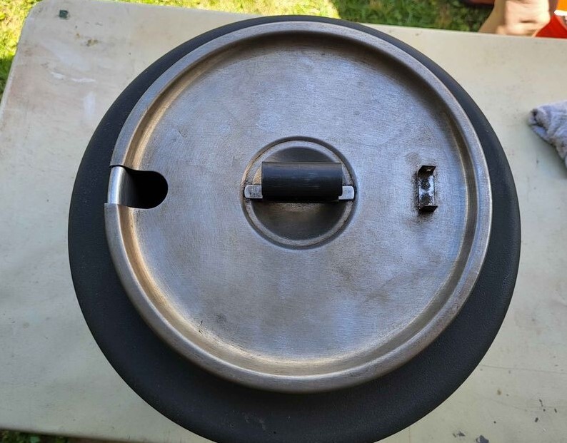 TOMLINSON Industries Frontier Kettle 12 qt Cast Iron Food Warmer Countertop Pot eBay