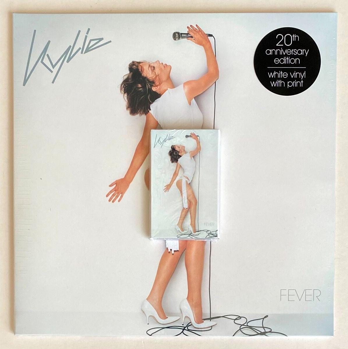 KYLIE MINOGUE * FEVER * NAD / ANNIVERSARY EDITION WHITE VINYL