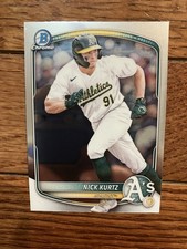 2025 Bowman Chrome Prospect Nick Kurtz #BCP-114 NM-M