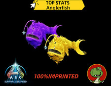 Anglerfish 1575%DMG Melee 100% Imprinted Top Stats Eggs  Ark Survival Ascended