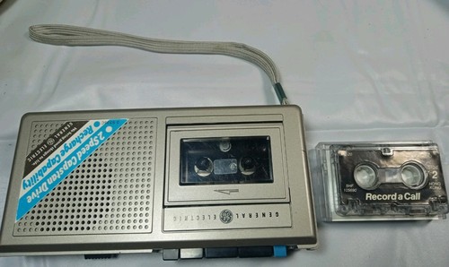 General Electric Microcassette Recorder Player - Model 3-5335C