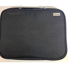iHome Laptop Sleeve Case Bag 15.6 Inch Durable Zipper External Pocket Black Grey