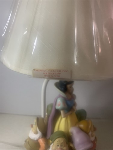 Disney Snow White and The Seven Dwarfs Lamps. Original Shade - Picture 11 of 11