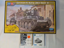 Hobby Boss 80141 German Panzer Kpfw.38(t) Ausf.B Model Kit 1:35 + Extras
