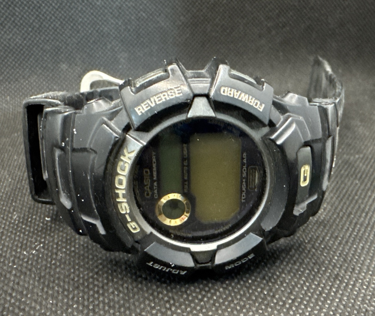 Casio G-SHOCK G-2300B (2184) Tough Solar Data Memory Black Resin 45mm Watch