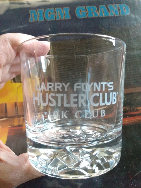 Larry Flynt's Hustler Club 10K Club Rock Glass