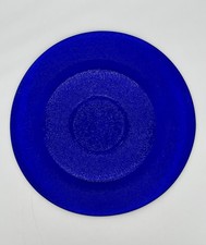 Vintage Cobalt Blue Charger/Cake Plate/Serving Platter/Chop Plate 12