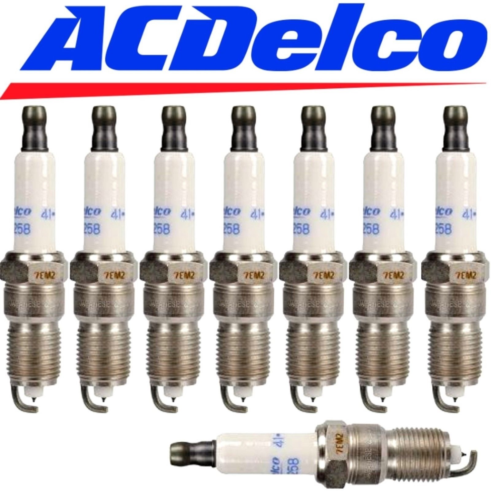 41-906 ACDelco Set Of 8 Platinum Spark Plugs