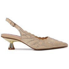 Lady Couture Kaite Pump 2" Heel in Gold
