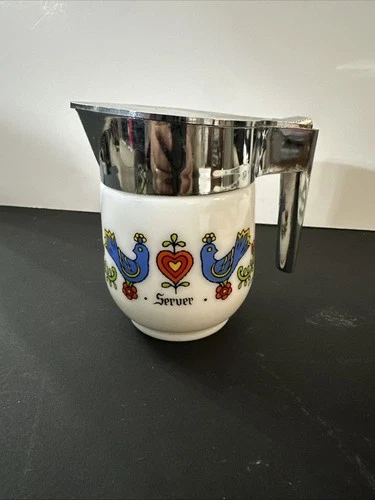 Vintage Corning ware Corelle Gemco Friendship Country Festival Creamer Retro
