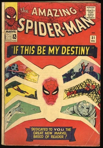 Amazing Spider-Man #31 VG- 3.5 1st Appearance Gwen Stacy!! Marvel 1965