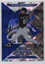 2025 Panini Crusade Crusade Blue Cracked Ice Colson Montgomery #52 0rd2