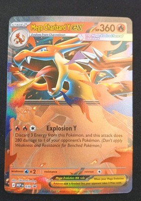 Pokémon TCG Mega Charizard Y ex 030 Mega Evolution Black Star