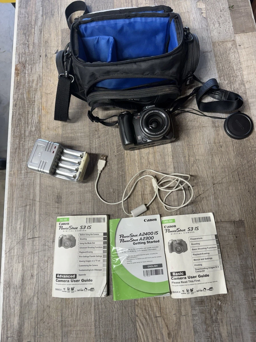 Preços baixos em Canon PowerShot S3 IS Câmeras Digitais | eBay