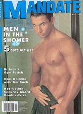 rare MANDATE vintage gay magazine may 1997