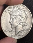 1921 High Relief Peace Silver Dollar