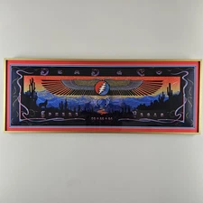 ART - Grateful Dead Concert Poster - Sphere Vegas 2024 R. Biffle 38x14.5 Framed