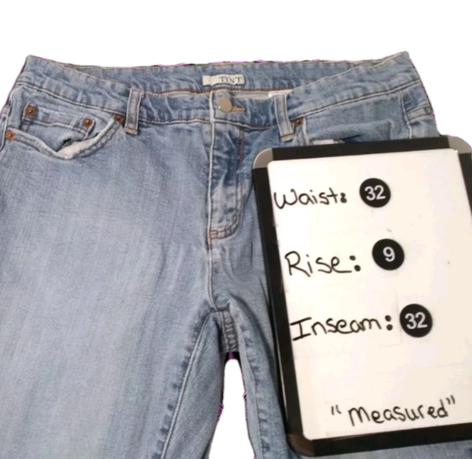 Pantalones de mezclilla Tint Jeans Bootcut para mujer talla 12 (32x32) Foto 4 de 4