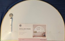 U Brands Magnetic Weekly Planner Dry Erase Board, 23" W x 15"H, Gold Metal Arch