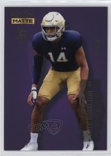 2022 Wild Card MATTE Chase Purple /250 Kyle Hamilton #MB-76 0q1p