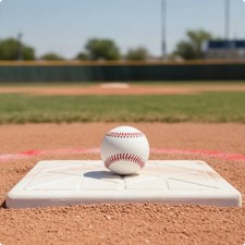 Baseball mit roten N&auml;hten Weich Ball Klassisch f&uuml;r Jugendliche, Erwachsene