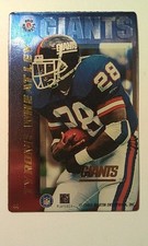 Tyrone Wheatley NY Giants 1996 Chris Martin Enterprises NFL Pro Mags Magnet