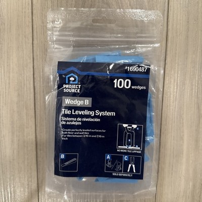 Project Source Wedge B Tile Leveling System 100-Pack