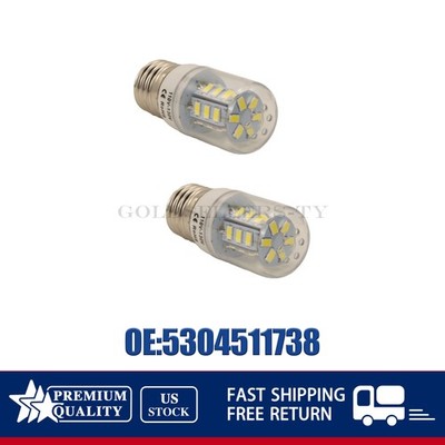 2Pcs LED Refrigerator Light Corn Bulb E27 3.5W For Frigidaire Kenmore 5304511738