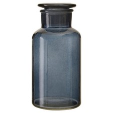 Apothecary Large Jar 500ml Grey Embossed Glass Reagent Bottle Cosmetic Chemical