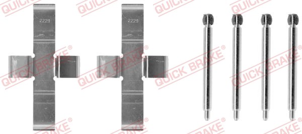 1X Quick Brake 109-1004 ZubehöRsatz Scheibenbremsbelag FüR Mercedes-Benz-image