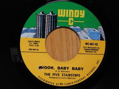 Five Stairsteps Funk Soul 45 Oooh Baby Baby bw Girl I Love on Windy C