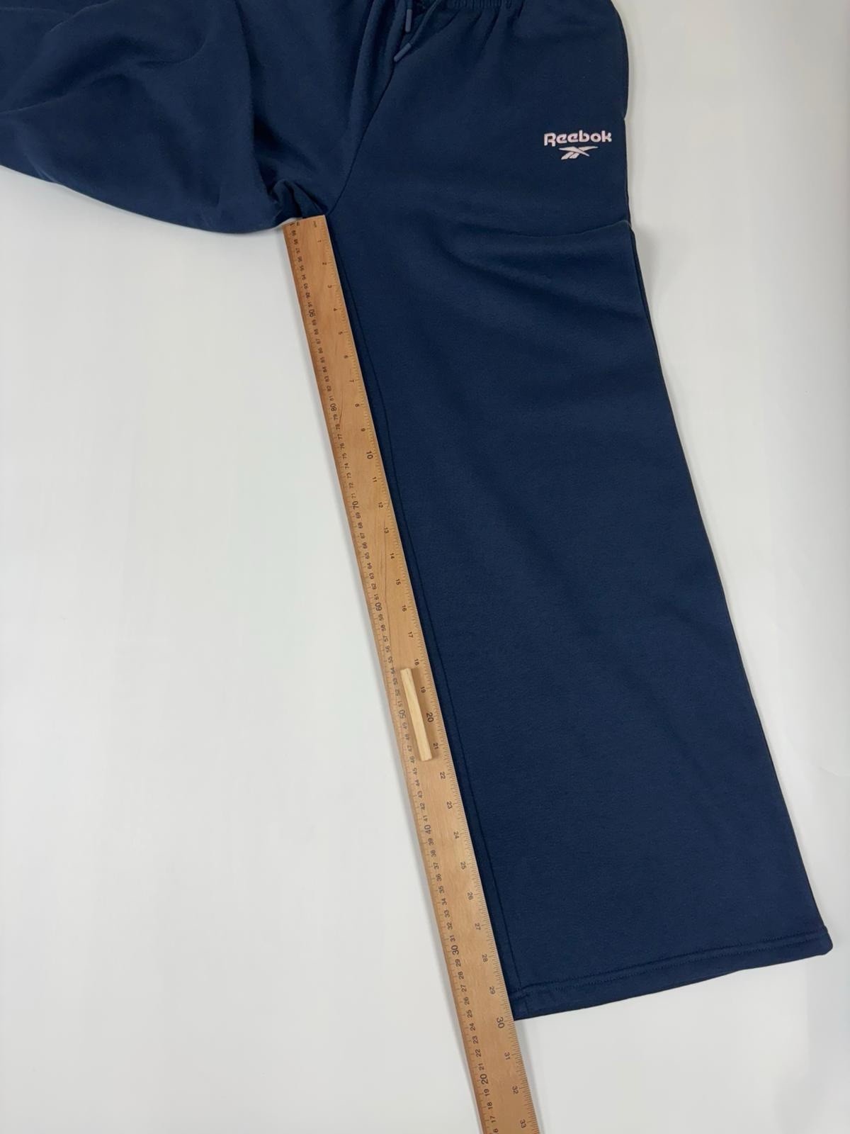 Women's Reebook Wide Leg Track Pants in Navy / Pink Size Medium New With Tags thumbnail 12