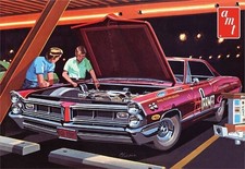 AMT 1965 Pontiac Grand Prix Show and Go 1/25 Scale Model Kit New Toy