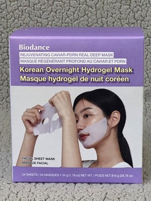 Biodance Rejuvenating Caviar-PDRN Real Deep Mask (24-Pack Box Set) K-Beauty