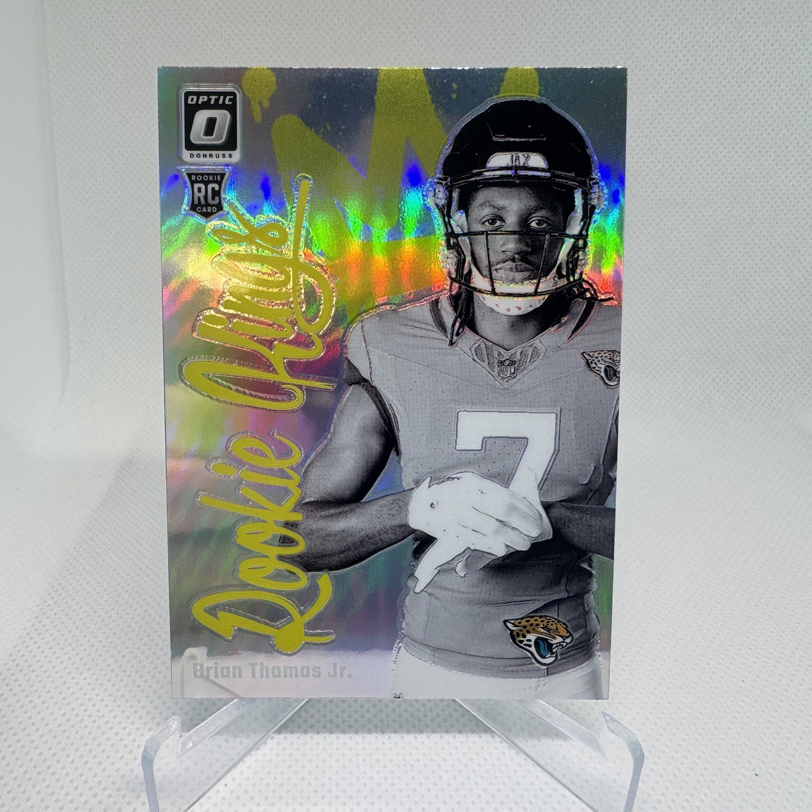 2024 Panini Donruss Optic #15 Silver Prizm Rookie Kings Brian Thomas Jr  NM