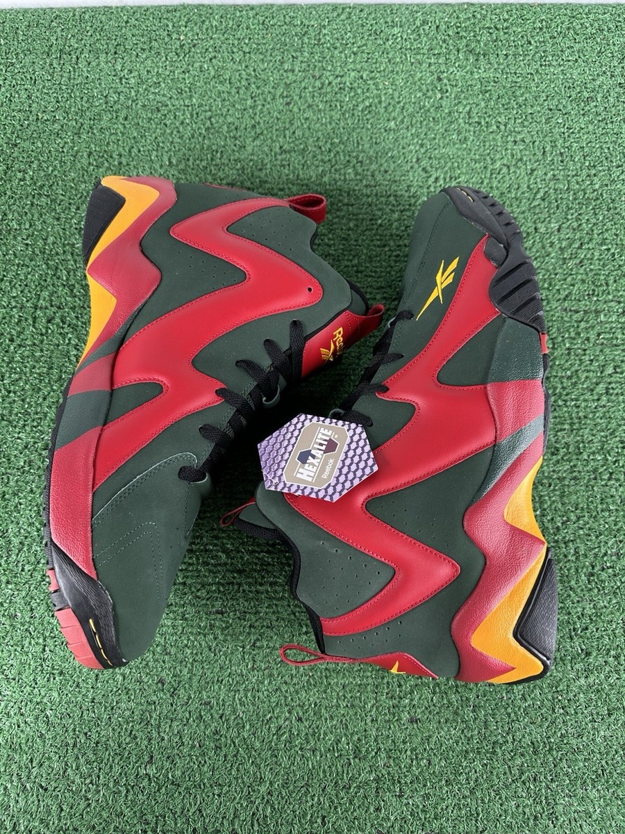 Size 15 - Reebok Kamikaze 2 II Mid Seattle Sonics Alternate Green