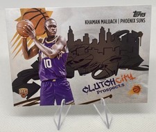 2025-26 Topps Basketball Clutch City Prospects Khaman Maluach Rookie Card