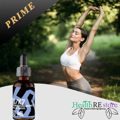 DR. JOKAR VITAMIN D3/K2 Tropfen - 10.000 IE MK7 Hochdosiert PRIME DAY ANGEBOT- Made in DE