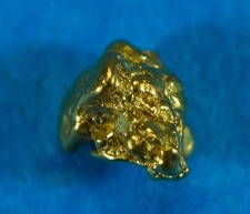 Alaskan-Yukon BC Gold Rush Natural Gold Nugget 0.17 Grams 5 Piece Lot Genuine