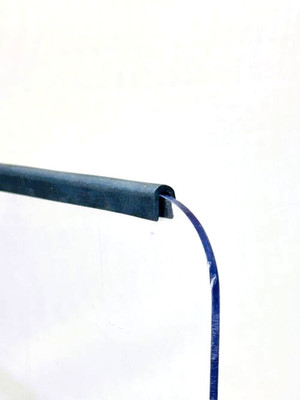 Schwarz Gummi U Kanal Umrandung Zierleiste Dichtung 10 mm x 5 mm passend für 0,5 mm - 2 mm