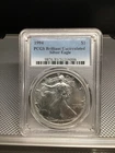 1994 American Silver Eagle Brilliant Uncirculated PCGS Blue Label *