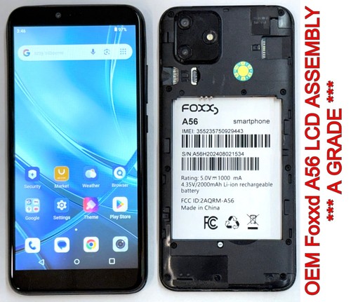 LCD Screen Display Touch Assembly + Frame Foxxd A56 Phone 2AQRM-A56  *A GRADE*