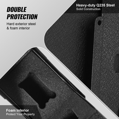 EUASOO Gun Safes for Pistols with Fingerprint Digital Lock Quick Access EUASOO Gun Safes for Pistols with Fingerprint Digital Lock Quick Access