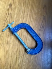 WHALE METAL G CLAMP  100mm - HEAVY DUTY  - VINTAGE - For Metal Or Wood Working