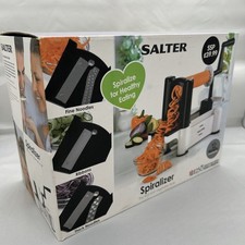 Salter Spiralizer For Healthy Living Boxed Worktop Fruit & Vegetable New Unused